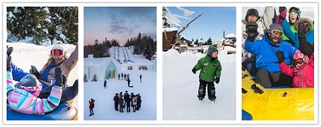 wonder travel|Québec Hôtel de glace & Valcartier Centre de jeux d'hiver 1 Jour  