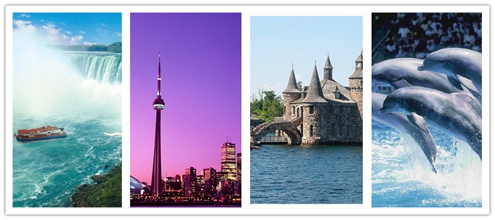 wonder travel|Toronto & Niagara Falls 2 Days Bonus Package (Admission tickets to 1000 islands Cruise and Ripley's Aquarium included)