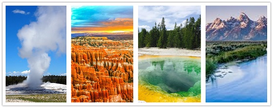 wonder travel|Excursión de 7 días al Gran Cañón-Antelope Canyon-Yellowstone NP-Grand Teton NP