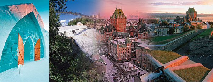 wonder travel|hotel de hielo & Ciudad de Quebec 1 Día 